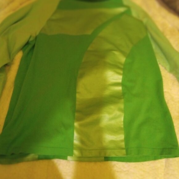 Kerwin Frost X 7/11 Green LS Shirt Size Large Like New Spaghetti Boys - Picture 2 of 5